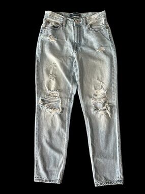 Aeropostale Light Blue Mom Jeans size 0